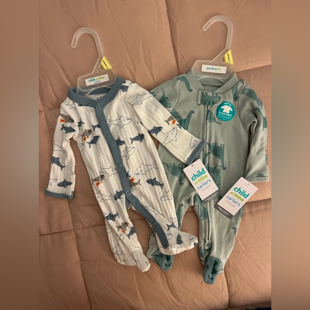 Carter’s Child of Mine | Preemie Onesies (2 Onesies)